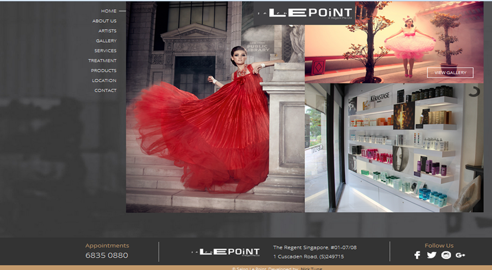 NICKTUNG client, Singapore business we built for