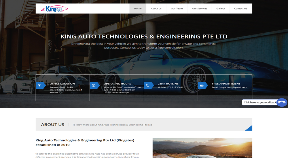NICKTUNG client, Singapore business we built for