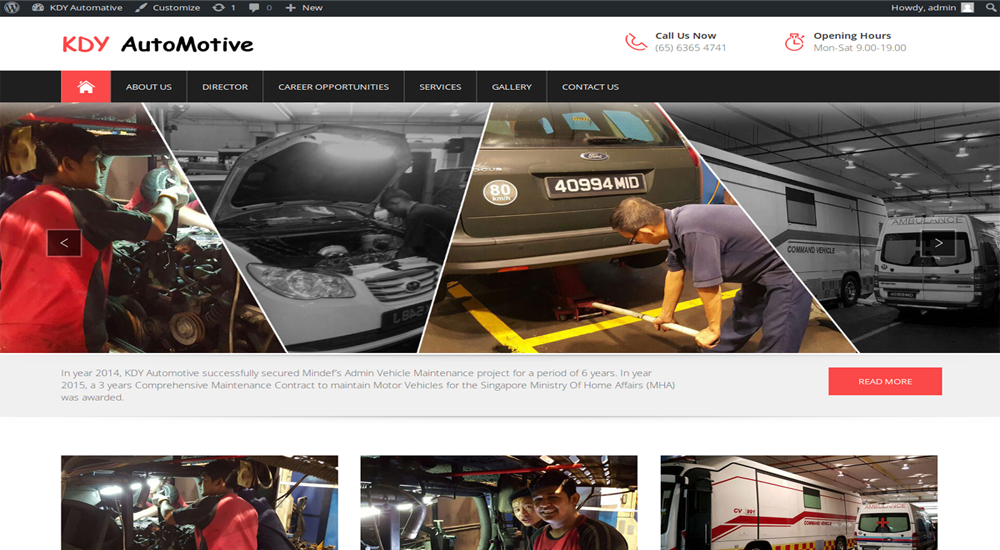 NICKTUNG client, Singapore business we built for