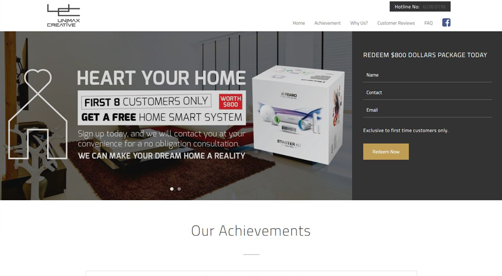 NICKTUNG client, Singapore business we built for