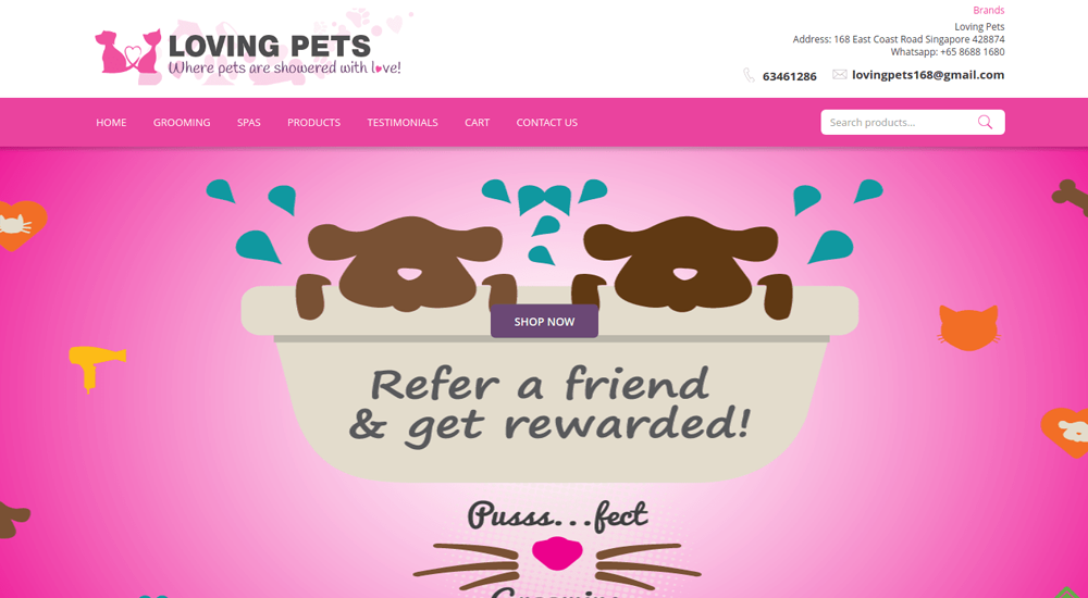 NICKTUNG client, Singapore business we built for