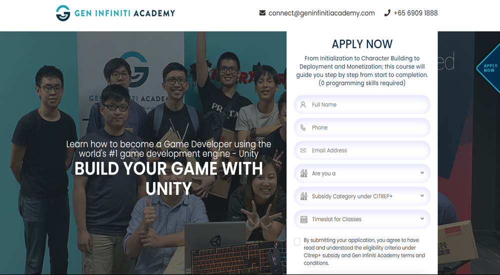 NICKTUNG client, Singapore business we built for