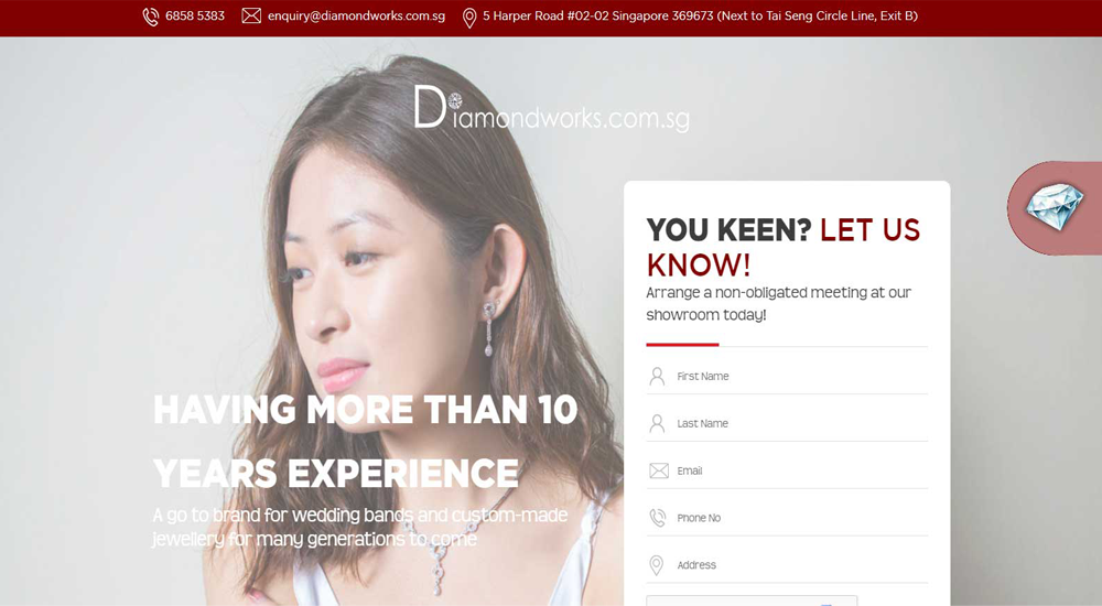 NICKTUNG client, Singapore business we built for
